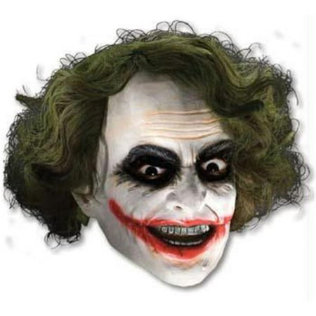 Costumes For All Occasions Ru4526 Joker 3/4 Vinyl Mask W Hair