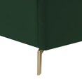 thumbnail image 5 of Montrell Upholstered Velvet Queen Size Wingback Platform Bed, Green, 5 of 7