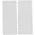 thumbnail image 5 of IDEANATEGRATE Stainless Steel Cake Smoother 2Pcs for Baking Tools Accessories and Cake Decorating, 5 of 8