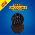 thumbnail image 2 of OREO Dark Chocolate Creme Chocolate Sandwich Cookies, Family Size, 17 oz  pack, 2 of 13