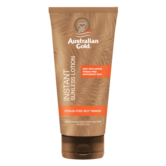 Australian Gold Sunless Tanning Lotion, Streak-Free, Phthalate-Free, Vegan, Non-Greasy, Tropical Breeze Scent, 6 fl oz