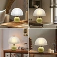 thumbnail image 6 of Mid  Modern  for Bedroom, Vintage Bedside Small  for Living Room, 12" Cute Retro Mushroom Table  Decor with 3 Color Temps, 6 of 6
