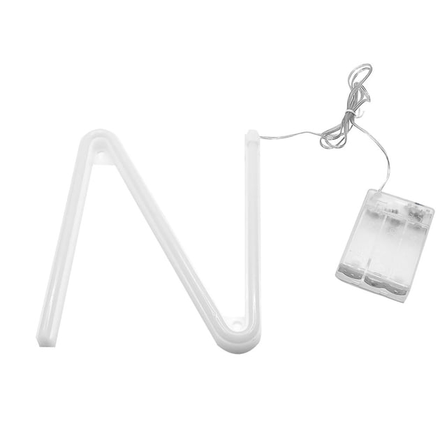 LED Letter Lights Light Up Plastic Letters Standing Hanging Warm Wihte Light