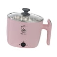 thumbnail image 4 of Olla eléctrica para cocinar fideos ramen, mini olla para cocinar pasta Rosa, 4 of 9