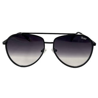 Quay Australia ‘Hardware Mini’ Unisex Polarized Sunglasses in “Clear / Smoke” Quay Australia Unisex High Key Mini Bling 51mm Aviator  main image 3