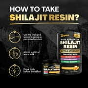 Zoyava Shilajit Resin, New & Improved Pure Himalayan Organic Resin with Black Seed Powder Ashwagandha Panax Ginseng High Potency Herbal Blend for Enhanced Energy Made for Men & Women Honey Flavor 50