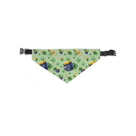 Clovers And Gold Pots Pattern Bandana -Image by Shutterstock, x-Large