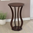thumbnail image 1 of Bowery Hill Contemporary Round Plant Stand in Cherry, 1 of 1