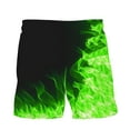 thumbnail image 3 of fheaev Swim Trunks Shorts for Men Dry Drawstring Flame Printing Bathing Suits with Pockets Outdoor Board Beachwear, 3 of 9