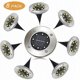 thumbnail image 1 of 8 LED Underground Lights Warm Solar Lawn Lights Landscape Lights, 1 of 4