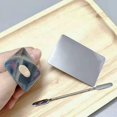 thumbnail image 2 of 2 uds anillo de paleta para uñas arte de uñas profesional DIY diseño de arte paleta de pigmentos herramientas de metal, 2 of 5