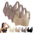 thumbnail image 2 of ManxiVoo Wireless Bralette Women Comfort Support Full Coverage Seamless Breathable Lightweight Non Slip Adjustable M Size AE, 2 of 9
