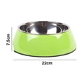 thumbnail image 2 of Cuenco para mascotas Laklulu de color sólido Cuenco para perros de acero inoxidable Cuenco individual Suministros para perros y gatos, 2 of 5