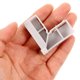 thumbnail image 5 of unbranded 4Ud Soportes De Para Muebles En Plástico Gris Para Refuerzo De Gabinetes Y Estantes, 5 of 7