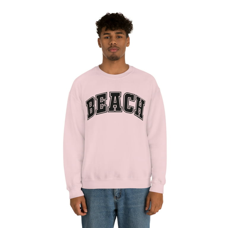 Mardonyx Seaside Beach Sweatshirt Beach Hoodies Beach Sweatshirt Men Beach, adult Unisex, Size: Small, Pink