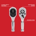 thumbnail image 4 of Hyper Tough 3-Piece Pear Head Stubby Ratchet Set, 4 of 11