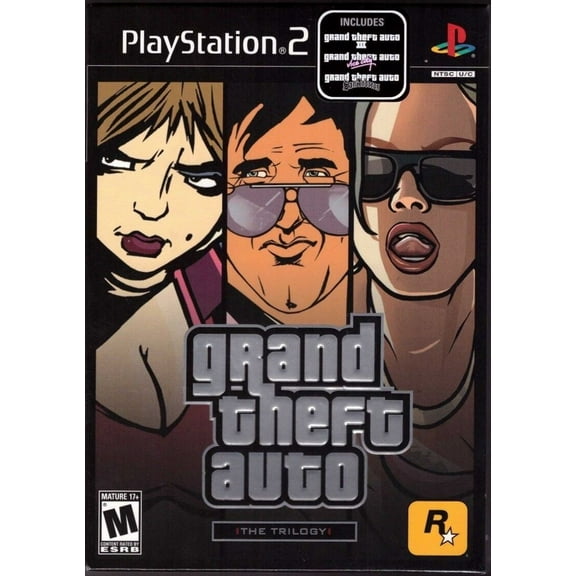 Grand Theft Auto Trilogy [PlayStation 2 PS2, GTA 3, Vice City, San Andreas] NEW