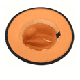 thumbnail image 4 of 2Chique Boutique Women's Chunky Gold Chain Ombre Shade Standard Brim Fedora, 4 of 4