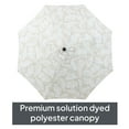 thumbnail image 4 of Better Homes & Gardens Premium 9' Tan Palm Print Market Patio Umbrella, Crank Lift, 3-Angle Tilt, 4 of 10