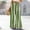 Green, variant on Aobny Women Pants Baggy Striped Gaucho Blue Pants Culottes Full High Waisted Womens Hiking Pants Lightweight