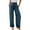 J125#Navy, variant on RMGVDSD Girl's Palazzo Pants Girls Casual Pants Elastic Waist Flowy Wide Leg Beach Trousers Long Pants With Drawstring Pockets Comfortable Everyday Wear 6-7 Years