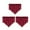 Red-379, variant on Solid Color Triangular Curtains, Small Window Treatments, Through-the-Rod Design, Minimalist Style, for Living Rooms, Energy-Saving Blinds, Sheer Fabric, Modern Decor, Home Improvement JACSZPA