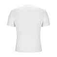 thumbnail image 5 of Women's Casual Basic Going Out Crop Tops Slim Fit Short Sleeve Crew Neck Tight T Shirts White 2XL, 5 of 6