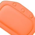 thumbnail image 4 of Advancent Almohada para bañera reposacabezas impermeable PVC almohadas de baño cabeza cuello resto baño Juegos de cama naranja, 4 of 5