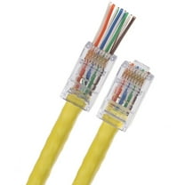 Triplett Pass Thru Modular Plug,RJ45 Type,PK50 CAT6-HSP