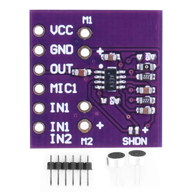 Amplificador micrófono WDOplteas MAX9813H 20dB ganancia fija 4 5 V poco ruido