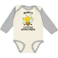 thumbnail image 3 of Inktastic Cute Bee Mimi's Little Honeybee with Stars Boys or Girls Long Sleeve Baby Bodysuit, 3 of 5