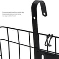 thumbnail image 4 of Folding Rear Bicycle Basket, Large Capacity Quick On Off Metal Rear Hanging Bike Basket  for Cycling, 4 of 8