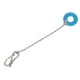 thumbnail image 5 of Reemplace la cadena de extensión de platillo Jazz Drum Fitments Instrumento de percusión Accesorios Estable Profesional Portátil Dispositivo de efecto , Azul Gloria Cadena de extensión de platillos, 5 of 7