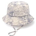 thumbnail image 3 of Baby Toddler Sun Hat,Boys Girls Bucket Hat for Kids UPF 50+ Sun Protective Child Summer Beach Hats,breathable,lightweight,adjustable chin strap 6-12 Months, 3 of 3