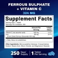thumbnail image 2 of Suplemento de hierro Gluconato ferroso vitamático 324 mg más vitamina C, 2 of 8