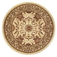 thumbnail image 4 of SAFAVIEH Lyndhurst Emma Traditional Floral Area Rug, Ivory, 6' x 6' Square, 4 of 6
