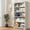 White, variant on Redayfur 37 inch 5 Tier Bookshelf Modern Storage Bookcase Display Shelf for Living Room Bedroom Home Office