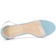 thumbnail image 5 of Sandalias de Tacón de aguja Allegra K con Correa de tobillo Transparente punta Abierta Cielo azul 37, 5 of 7