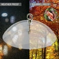 thumbnail image 4 of Bird Feeder Protective Cover Protective Dome Cover for Hanging Bird Feeders Hanging Hummingbird Feeders Rain Cover Guard Squirrel Proof Baffle Deflector for Bird Feeder, 4 of 5