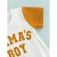 thumbnail image 6 of Bagilaanoe Baby Boys Clothes 3 6 12 18 Months Newborn Infant Short Sleeve Mamas Boy Romper Cotton Bodysuit Playsuit Summer Casual Tops, 6 of 8