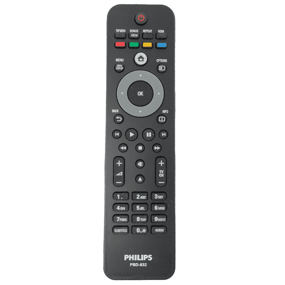 Ceybo PBD-832 Universal TV Remote Control – Replacement Remote for Philips, Magnavox, Sylvania, and Funai TVs