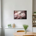 thumbnail image 3 of ZHONGYUTONG Rose Flower Canvas Wall Art Vintage Pink Rose Floral Painting Prints Elegant Blooming Botanical Pictures Artwork Home Decor Framed (16.00" x 24.00"), 3 of 6