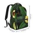 thumbnail image 2 of Haiem Fresh Avocados Printed School Backpack,Casual Travel Lightweight Backpack,Durable Comfortable Multifunctional Backpack,Laptop Backpack, 2 of 5