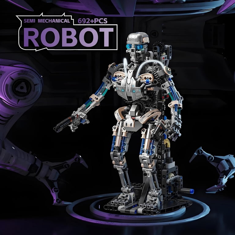GZBrick Mechanical Skeleton Robot Building Sets Compatible with