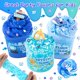 thumbnail image 5 of Slime Kit LAWOHO, 6 paquetes, azul degradado, océano, 360 ml, para niños, 5 of 8