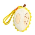thumbnail image 4 of Llavero de peluche de durián, adorable muñeco de durián, pequeño regalo para meter en una bolsa de regalo. Amarillo, 4 of 9