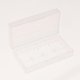 thumbnail image 4 of Paquete de 3 organizador de batería Baoblaze caja de Plástico transparente, 4 of 8