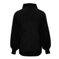 thumbnail image 2 of Vedolay Womens Cute Sweater Women's Casual Crewneck Lightweight Pullover Loose Fit Sweater,Black S, 2 of 5