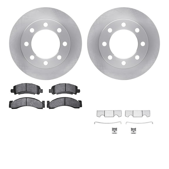 Dynamic Friction Company Front Brake Rotors with 5000 Advanced Brake Pads includes Hardware 6512-40343