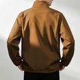 thumbnail image 5 of Men's Softshell Jacket Raglan Sleeves Lightweight Waterproof Rain Jacket Zip Up Windproof Windbreaker, 5 of 8